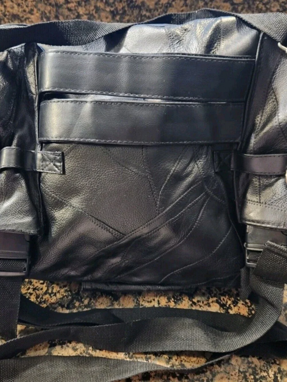 Diamond Plate NWT Diamond Plate Genuine Buffalo Leather Bag
